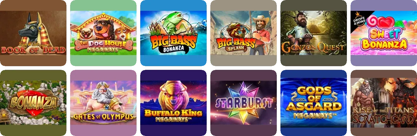SpinShark Casino game lobby
